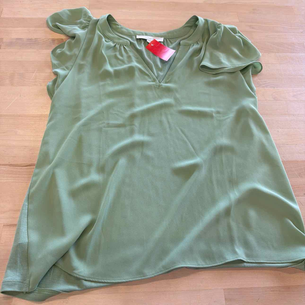 Loft Size S Green Preloved Blouse