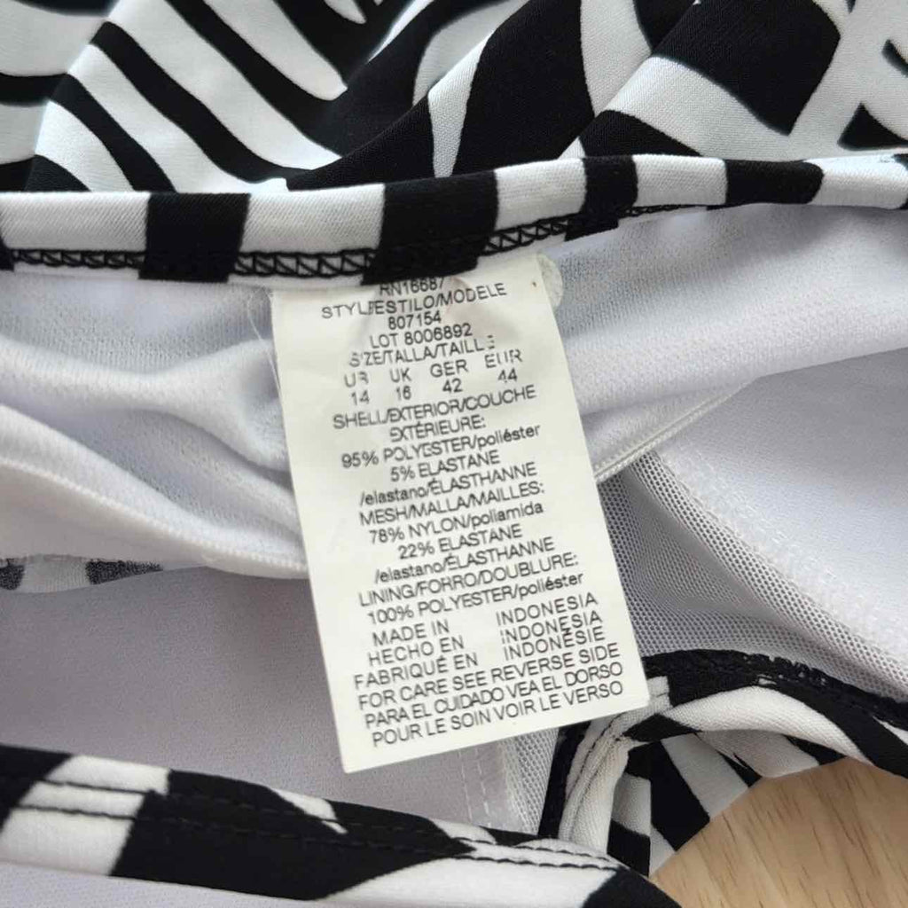 Swim Solutions Women's Striped Tankini Top