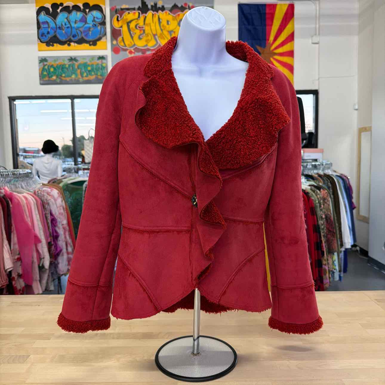 Liu Jo Size M Red Used Jacket