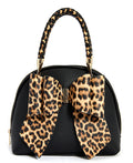 LIKE DREAMS LIKE DREAMS Leopard Top Handle Black Leopard