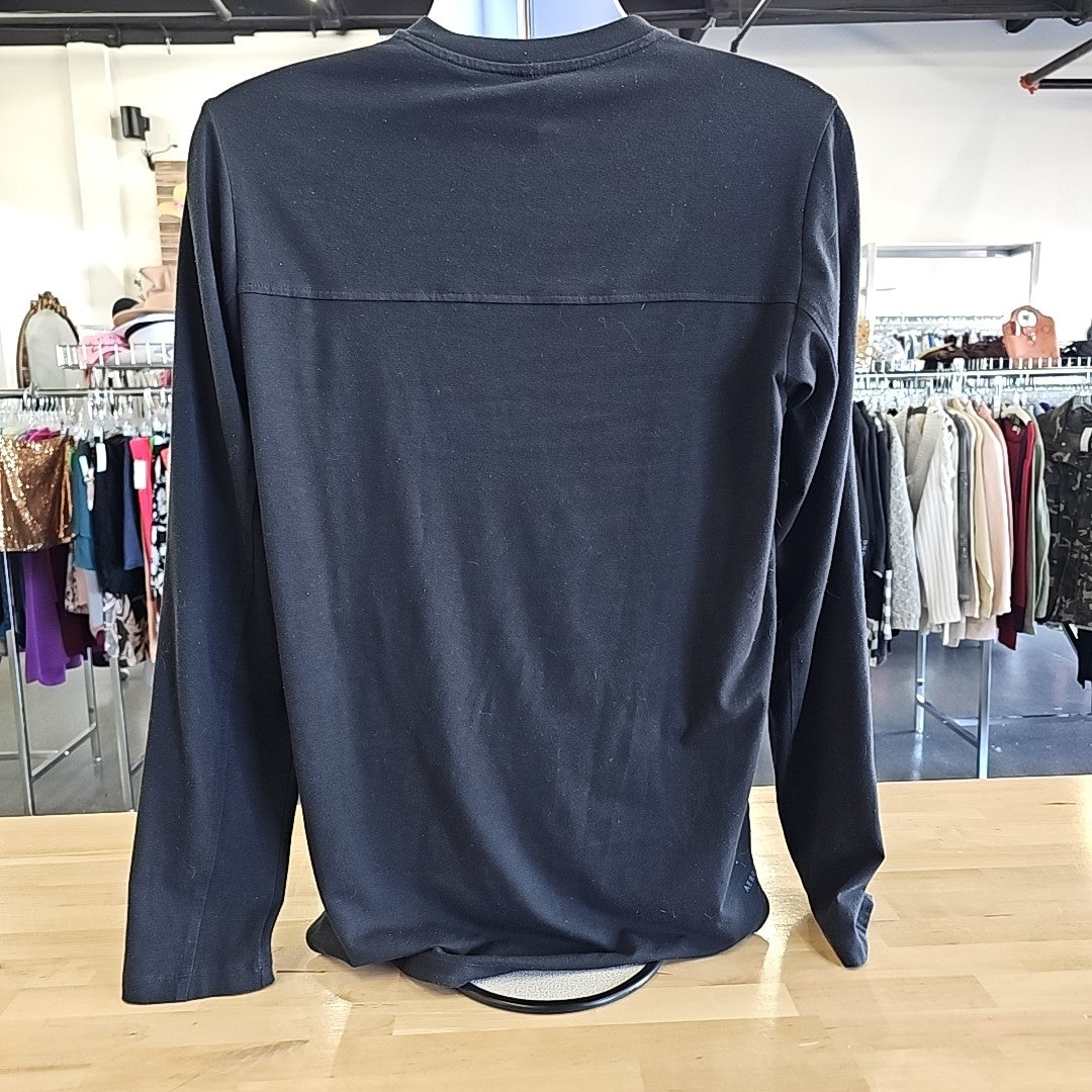 Adidas Size M Black MENS Long Sleeve Shirt