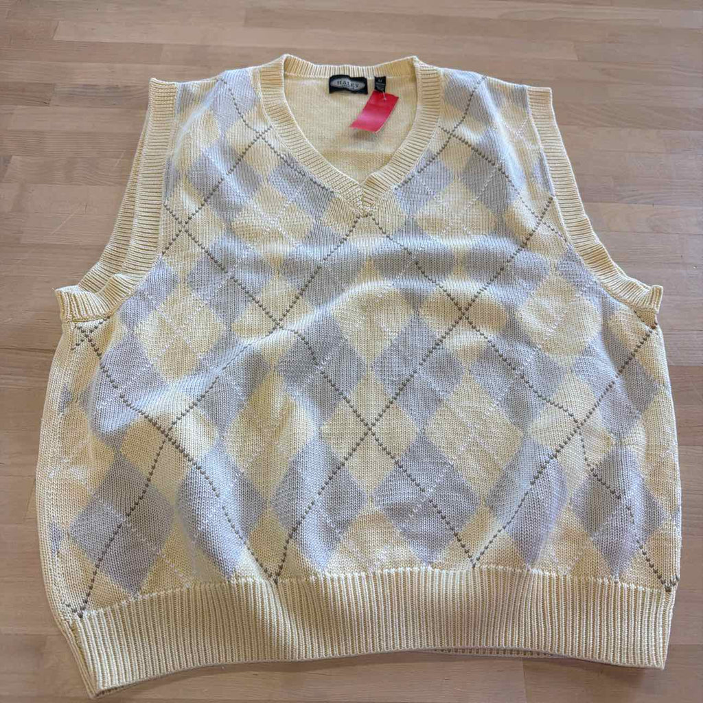 Haley Size M Yellow Knit Preloved Vest