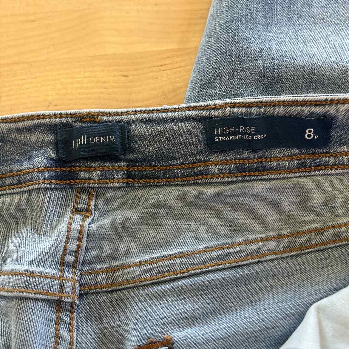 J Jill Size 8P Blue Denim Preloved Jeans