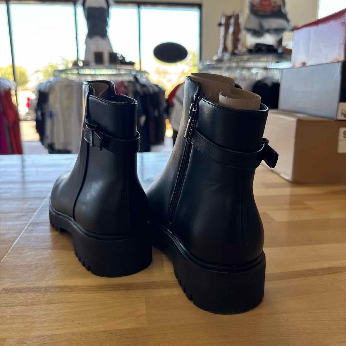 Calvin Klein Shoe Size 9 Black Boots