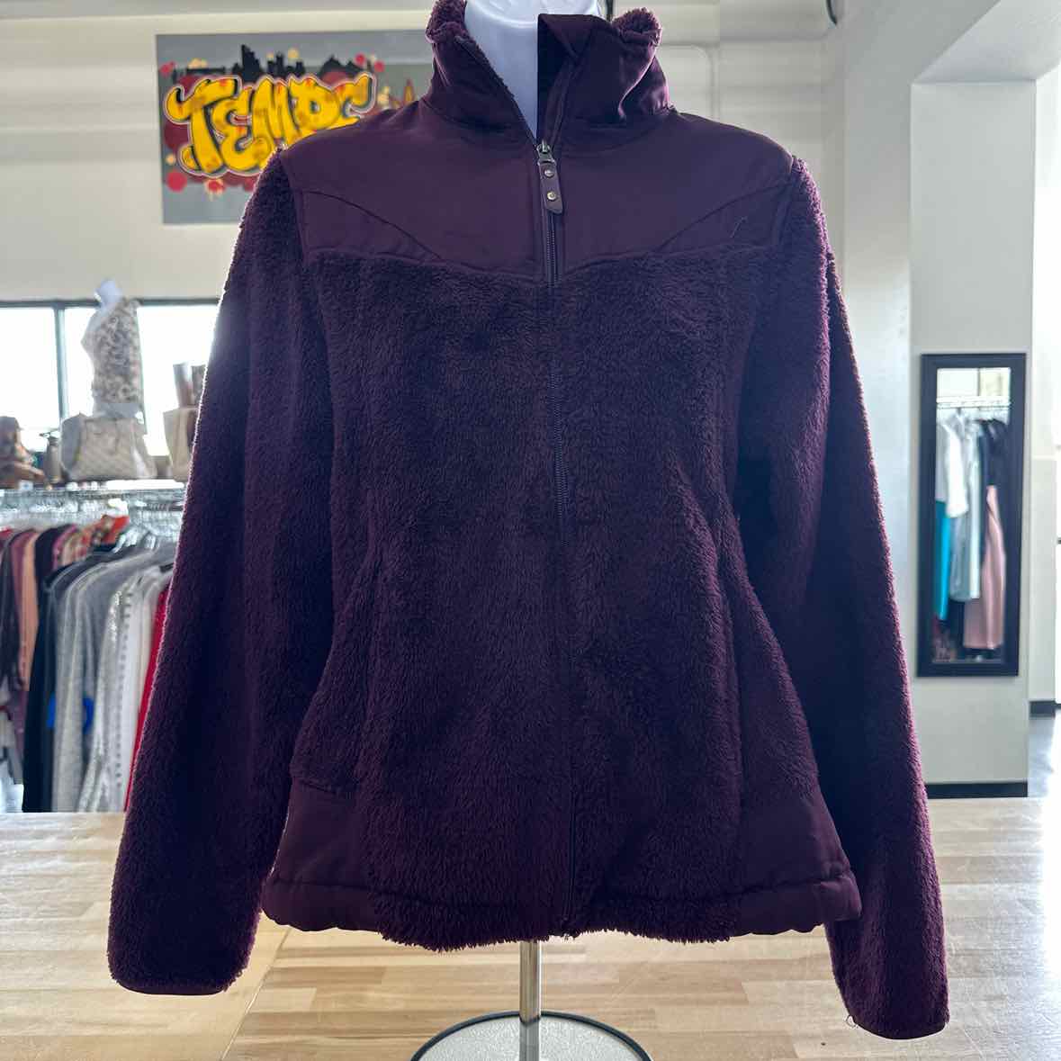 Vertical Design Size S Purple Jacket
