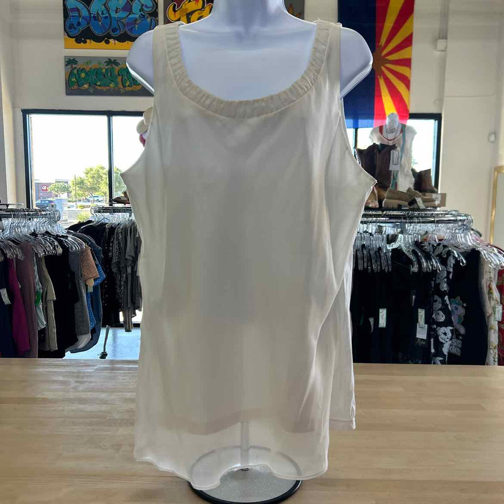 Ann Taylor Size XL White Preloved Tank