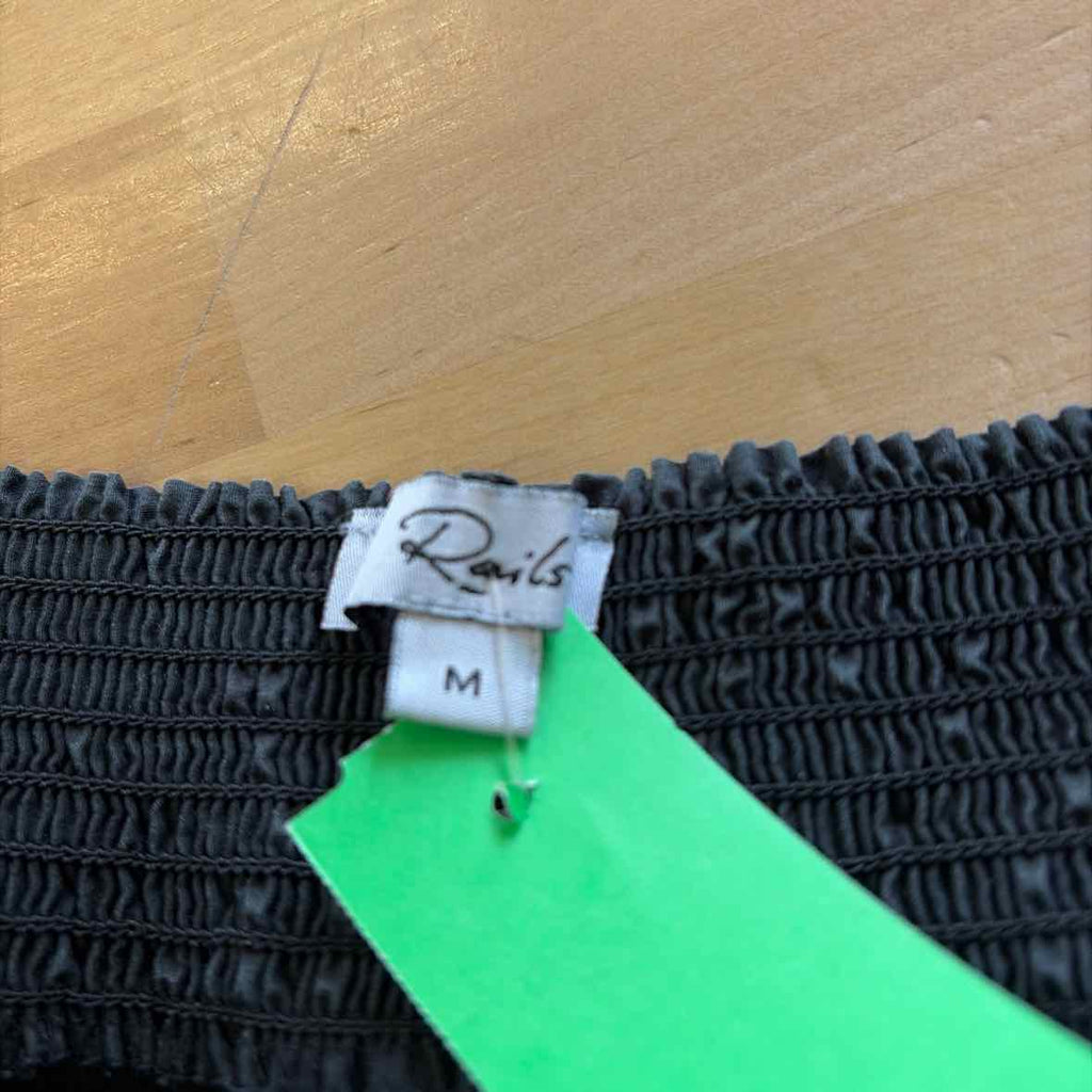 Rails Size M Black Preloved Blouse SS