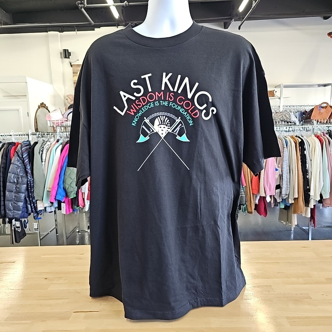 Last Kings Size 2XL Black MENS T-shirt