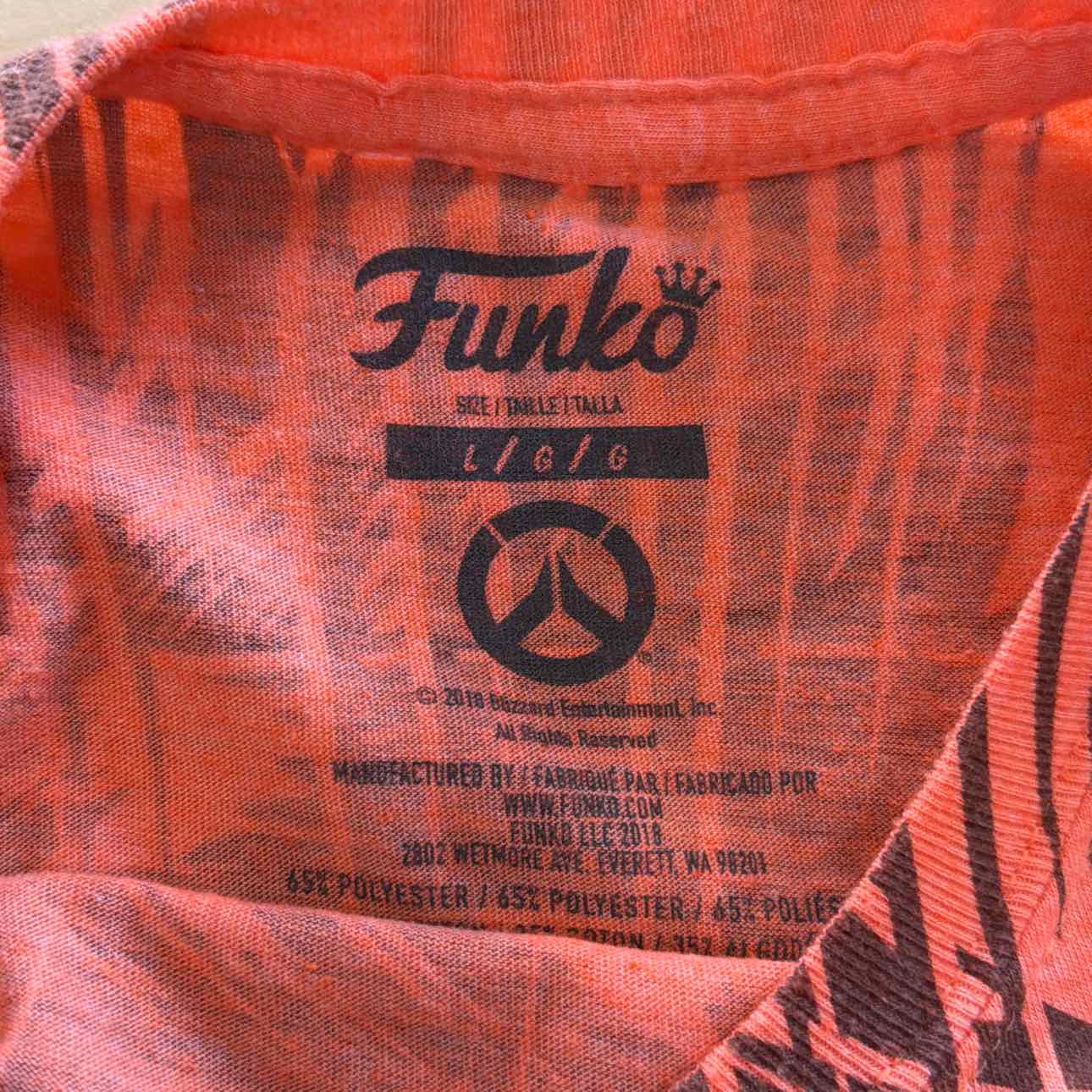 Funko Size L Peach Preloved T-Shirt SS