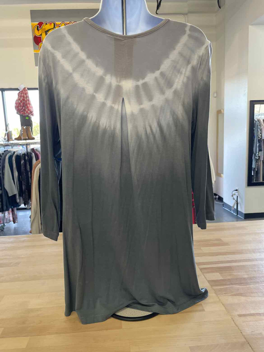 Style & Co. Size S Gray Long Sleeve