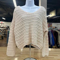 Jessica Simpson Size S Tan Knit Preloved Sweater