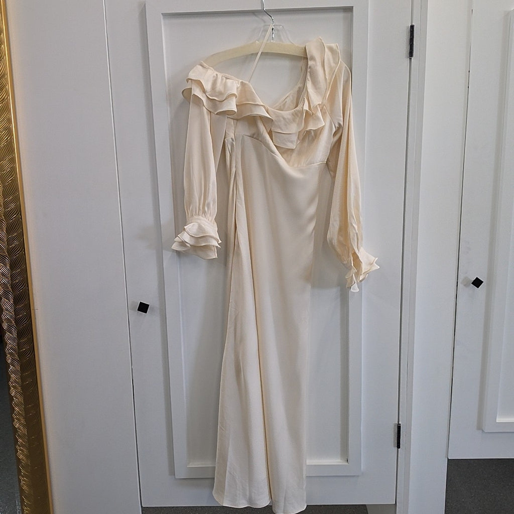 Astr the Label Women's Coraline Ruffled Maxi Dress - Cream