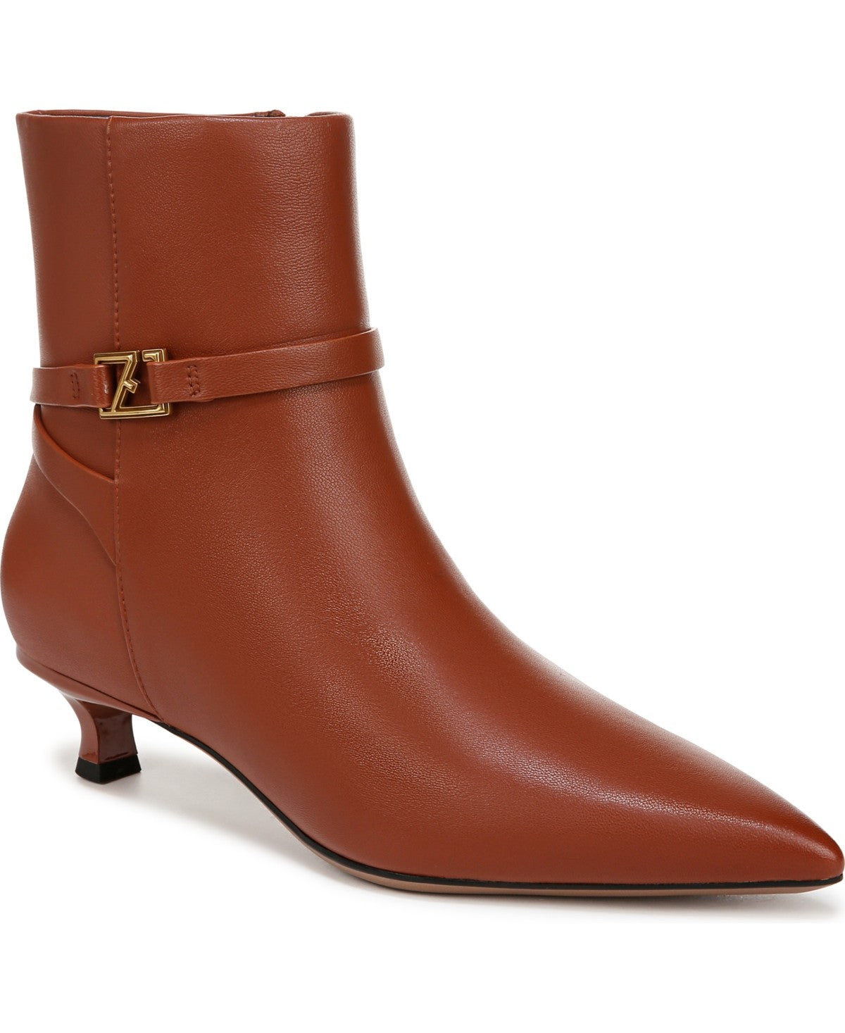 Franco Sarto Shoe Size 6 L-Marnie Tan Leather Bootie