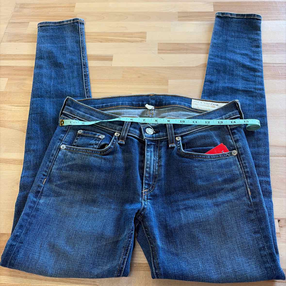 Rag & Bone Size 28 Blue Used Jeans