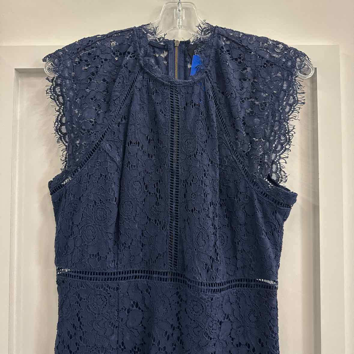 Bardot Size M Navy Lace Preloved Dress