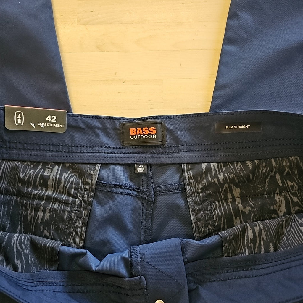 Bass Outdoor Men's Slim-Straight Fit Traveler Pants