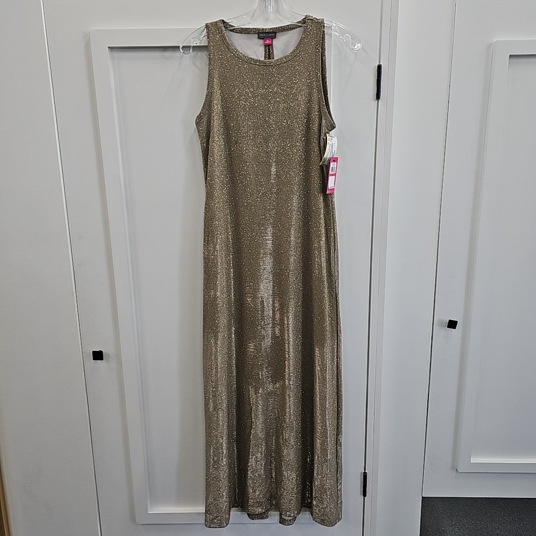Vince Camuto Size XS Gold Sparkles New Dress