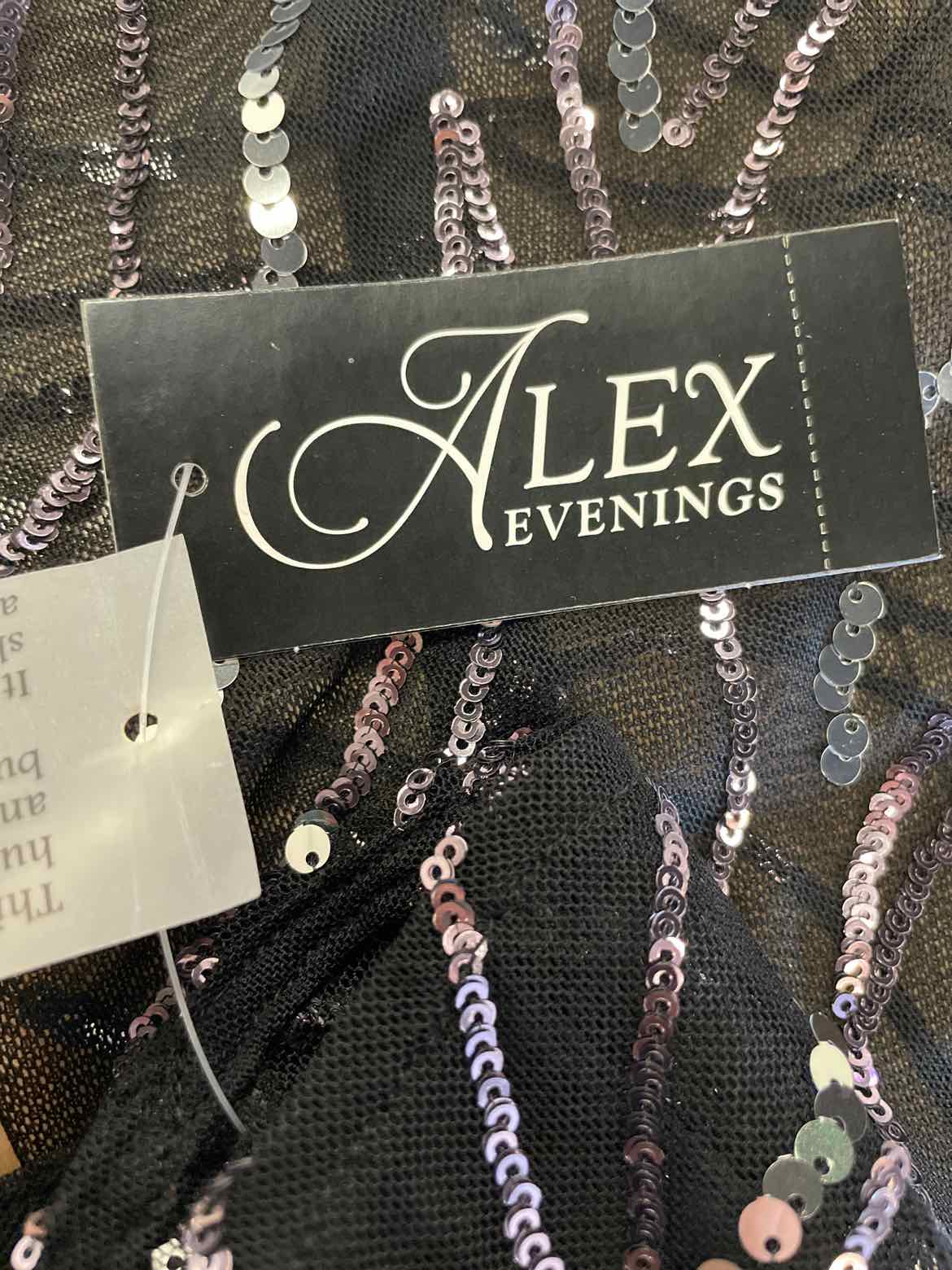 Alex Evenings Size M Black New Cardigan