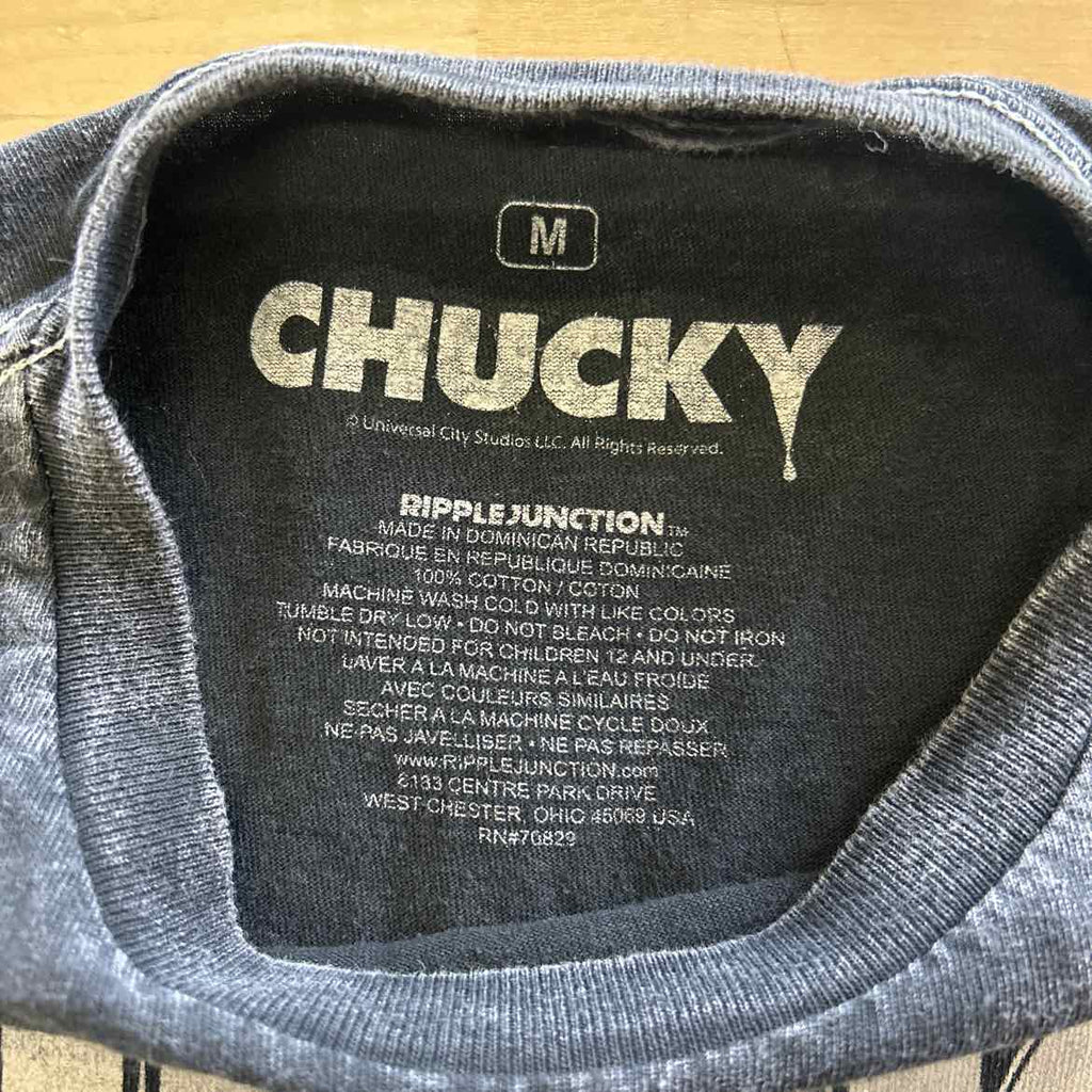 Chucky Size M Gray Preloved T-Shirt SS