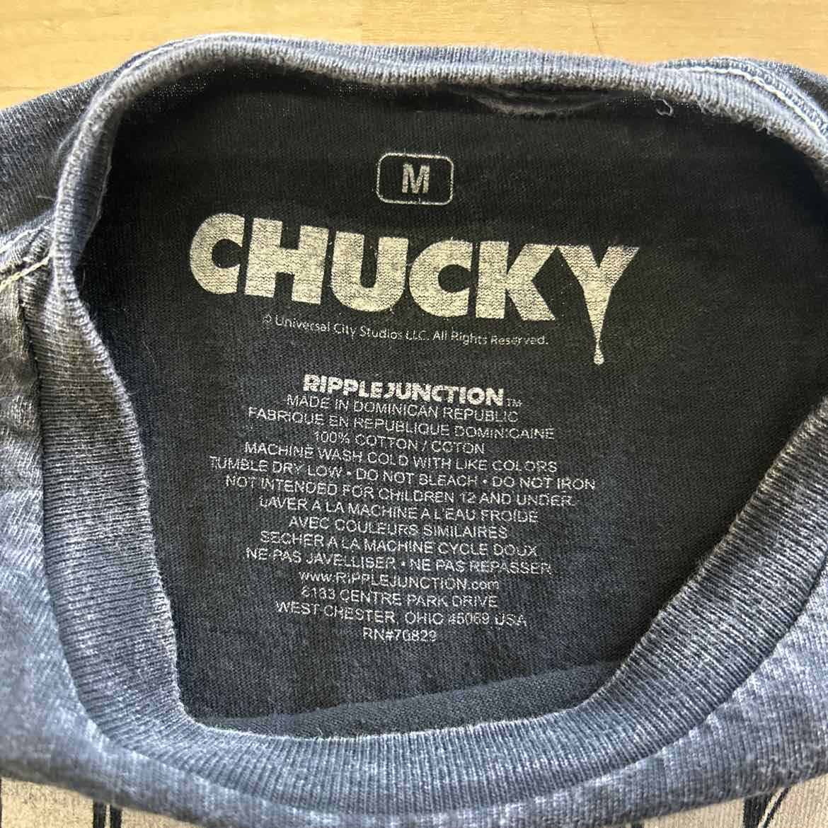 Chucky Size M Gray Preloved T-Shirt SS