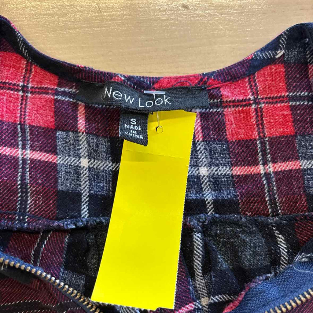 New Look Size S Red & black flannel