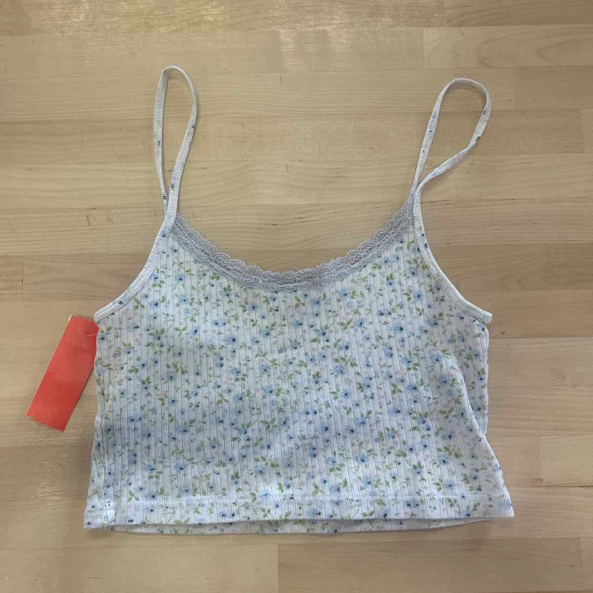 Brandy Melville Size White Fabric Tank