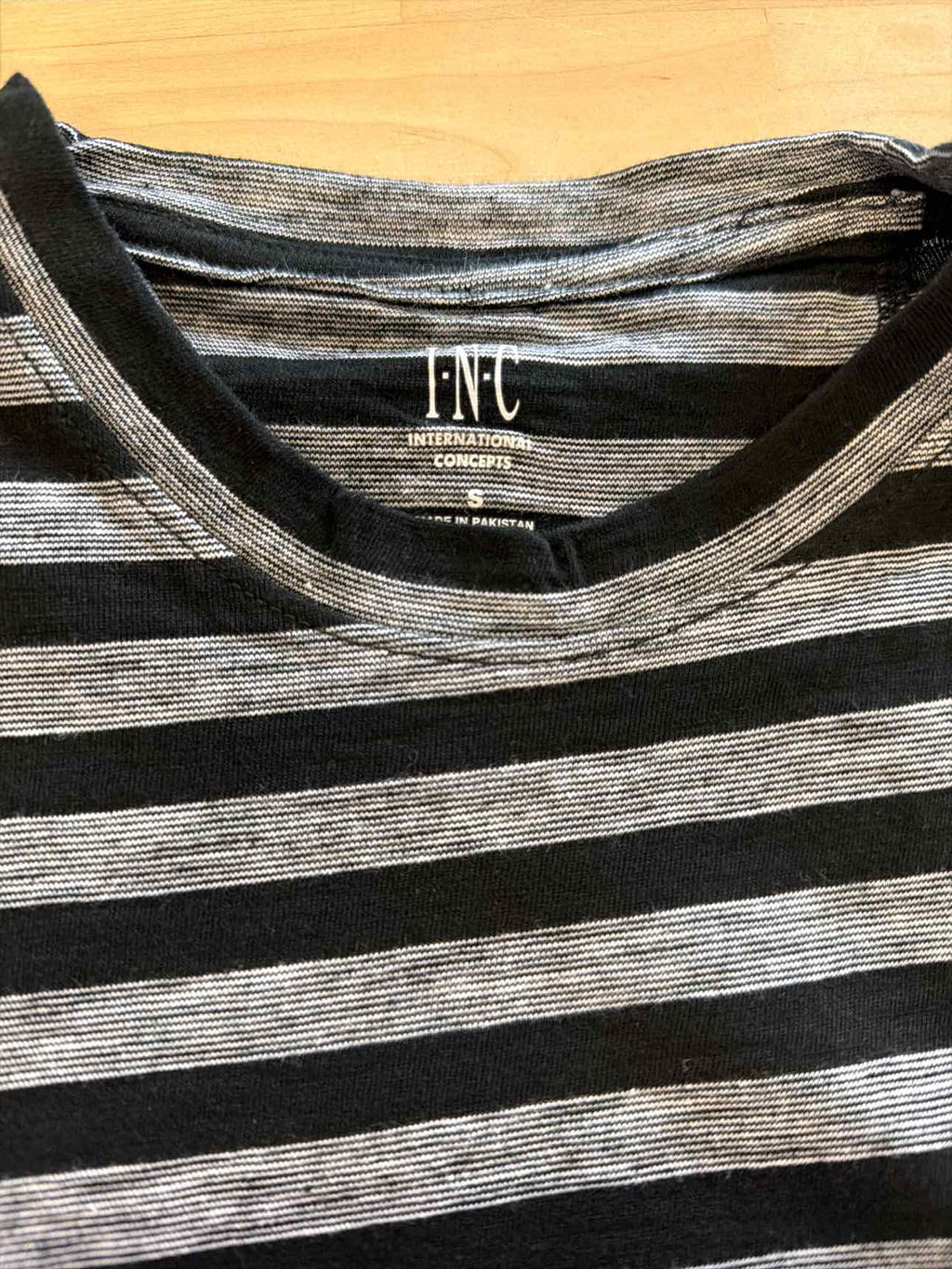 INC Size S Black New MENS Short Sleeve Shirt