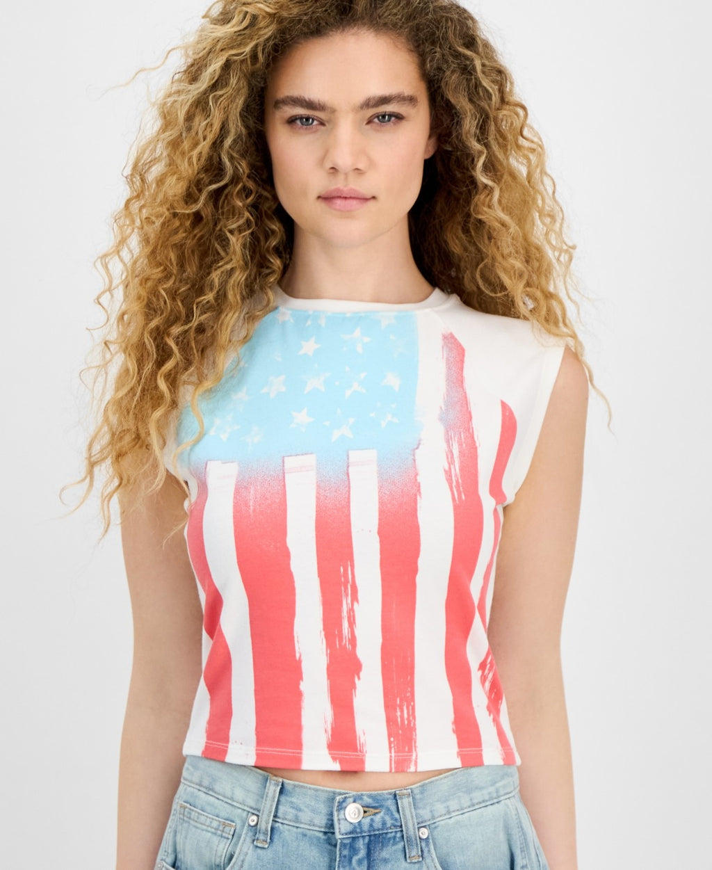 Grayson Threads Size S Flag-Print T-Shir