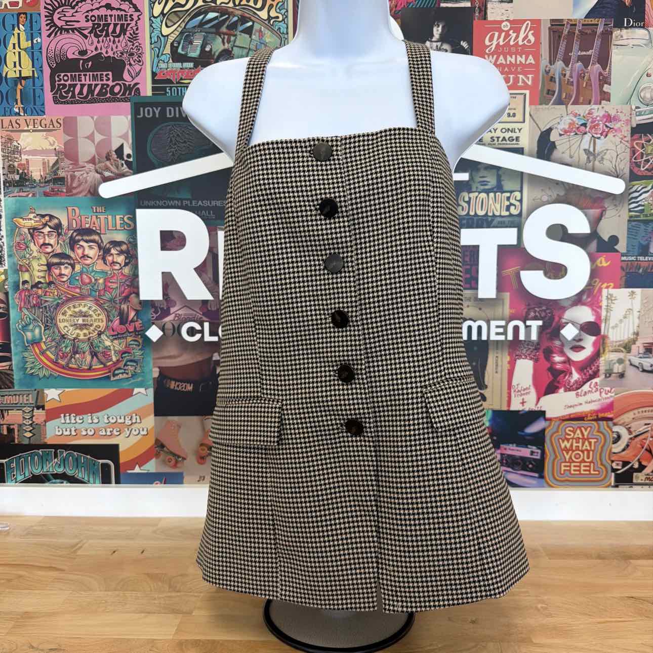 Anne Klein Size 14 Houndstooth Vest