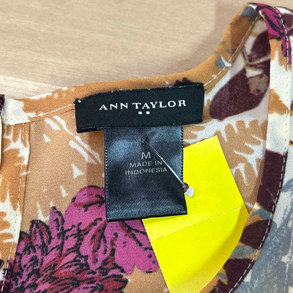 Ann Taylor Size M Tan Preloved Sleeveless
