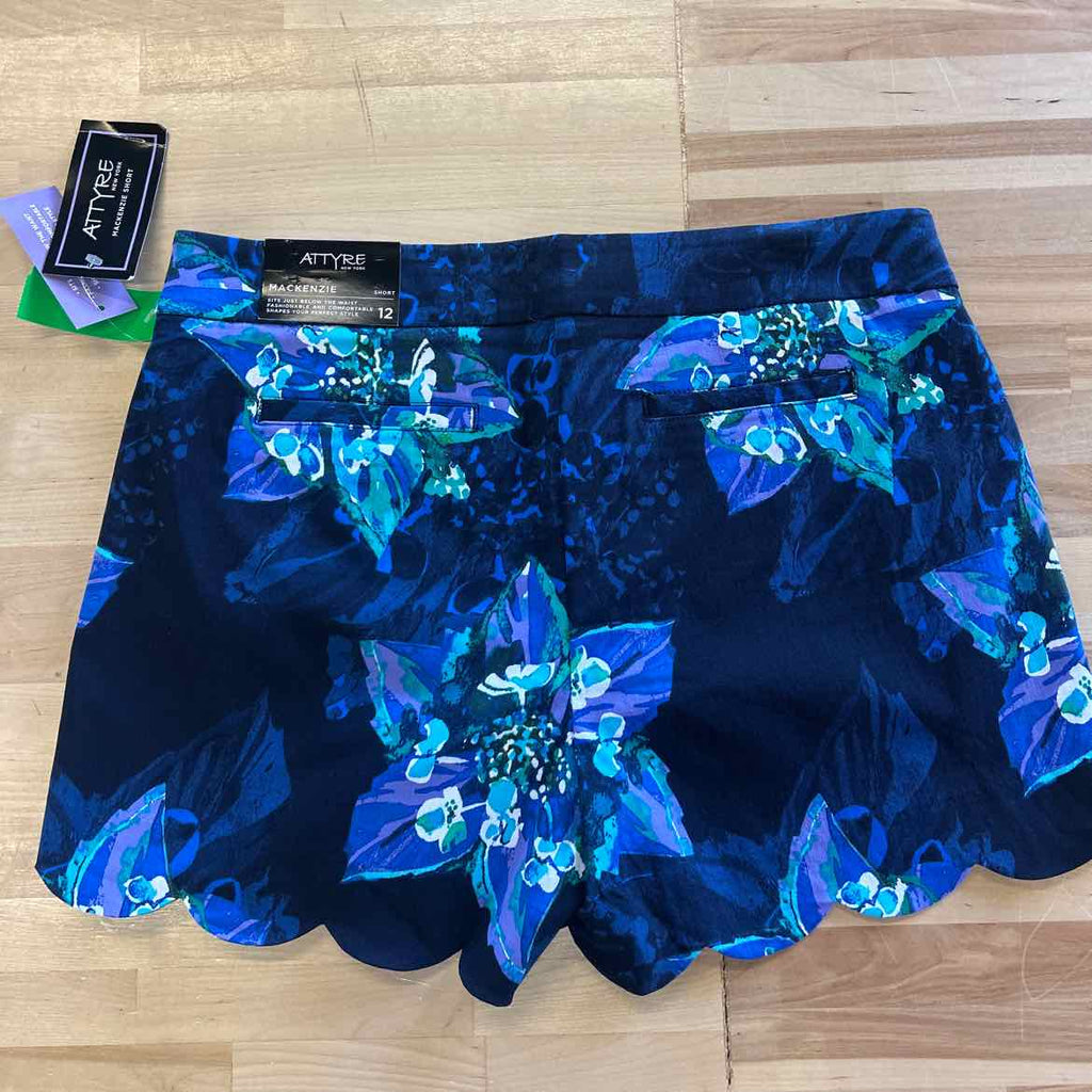 Attyre Women Size 12 Blue New Shorts