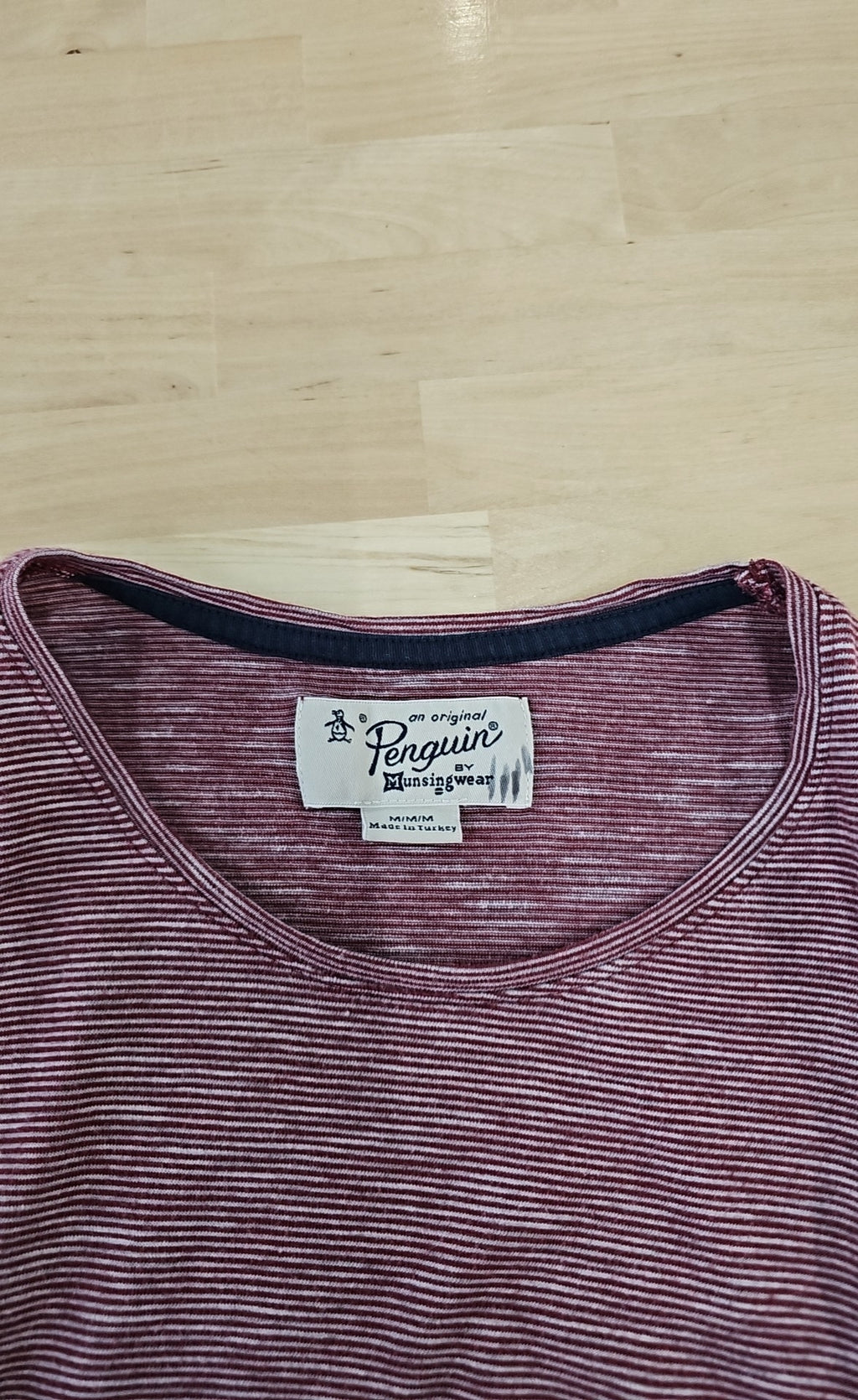 Penguin Men's Size M Burgundy MENS T-shirt