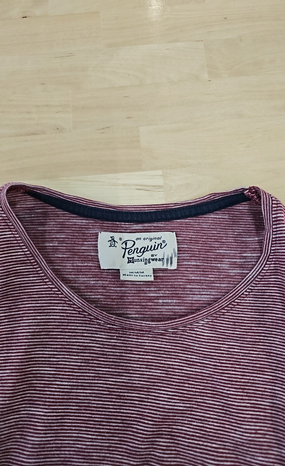 Penguin Men's Size M Burgundy MENS T-shirt
