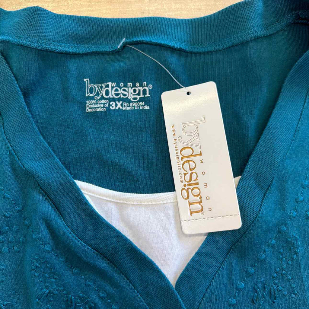 by design Size 3X Blue Shirt