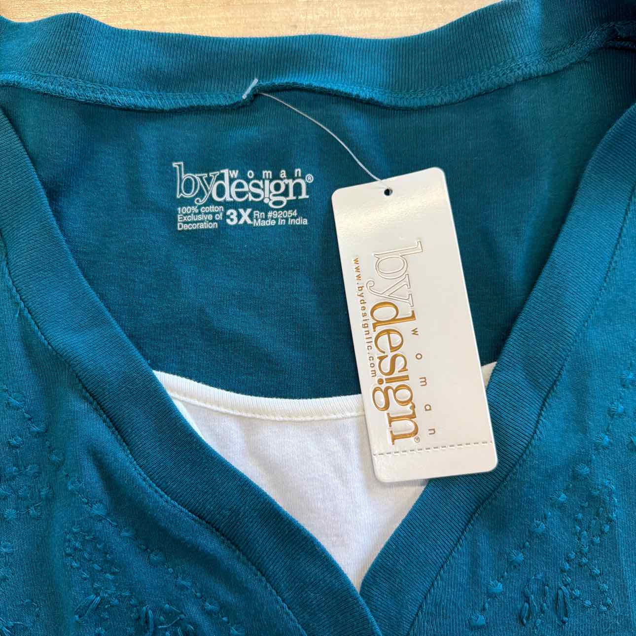 by design Size 3X Blue Shirt