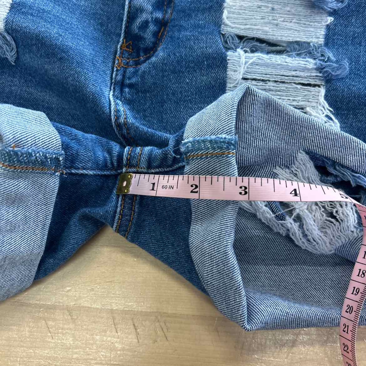 Wax Jean Women Size S Blue Denim Preloved Shorts