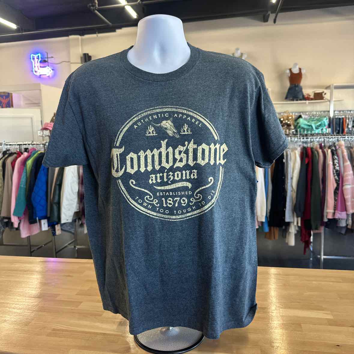 Blue 84 Size L Gray MENS T-shirt