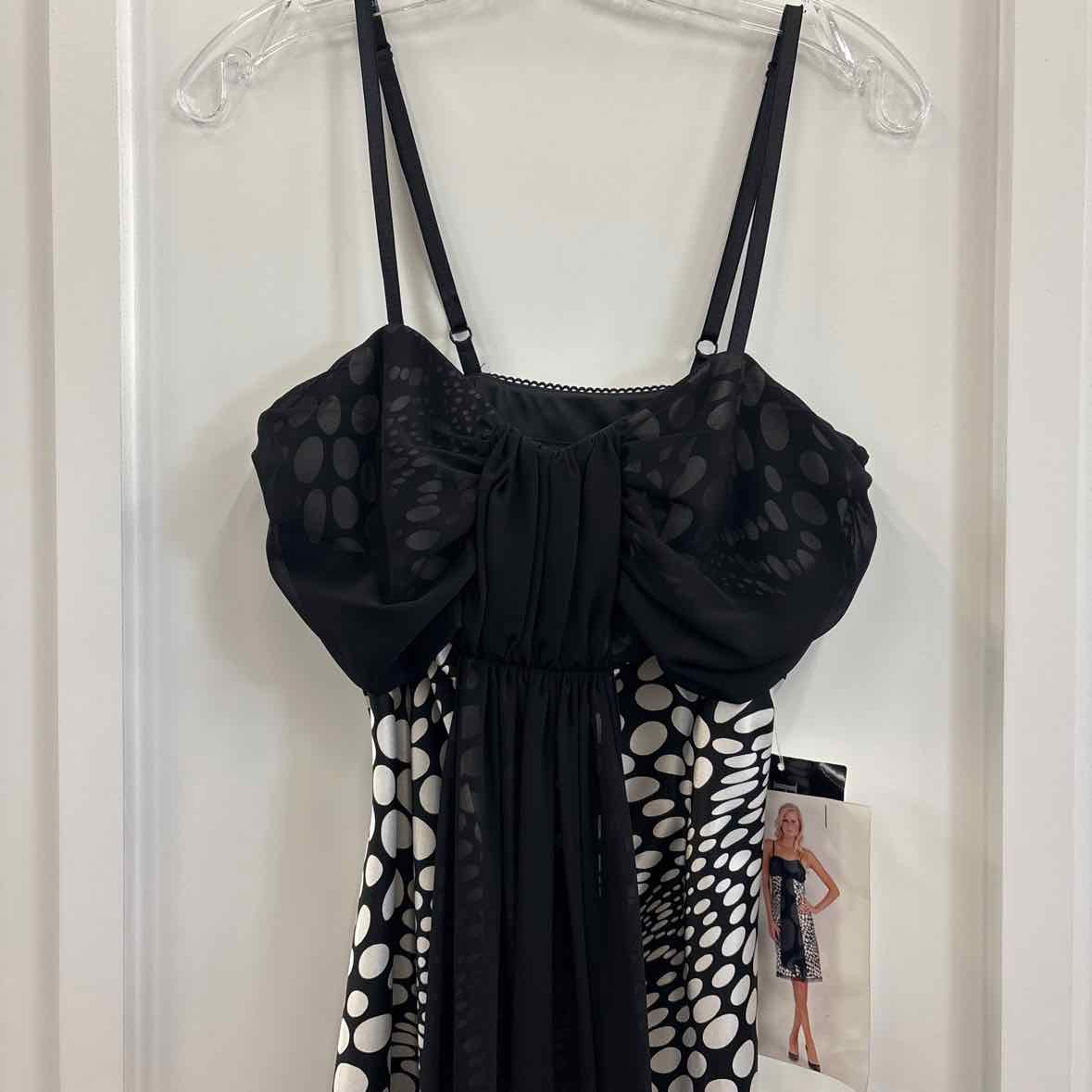 Frank Lyman Size 8 BLACK & WHITE Dress