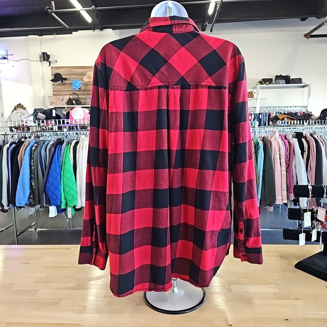 Divided Size 12 Red flannel