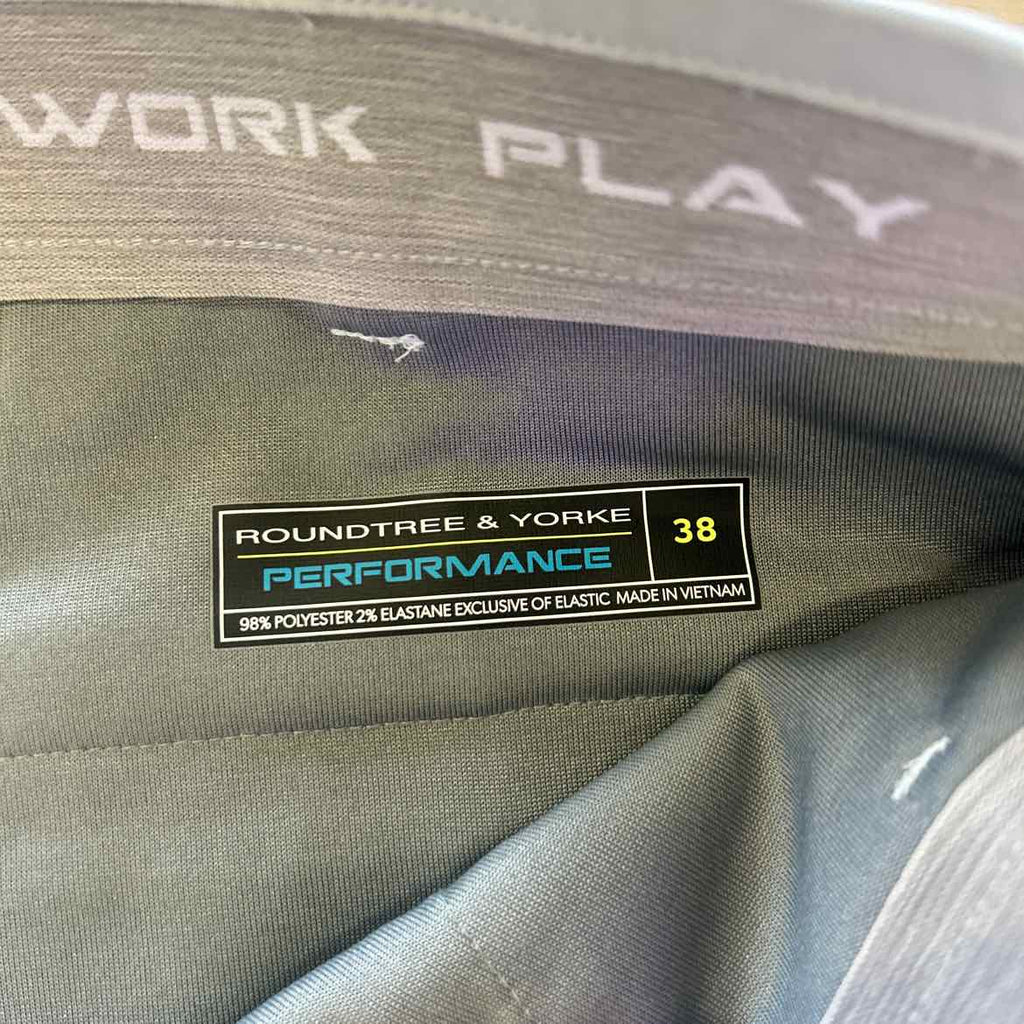 Roundtree Men's Size 38 Gray MENS Shorts