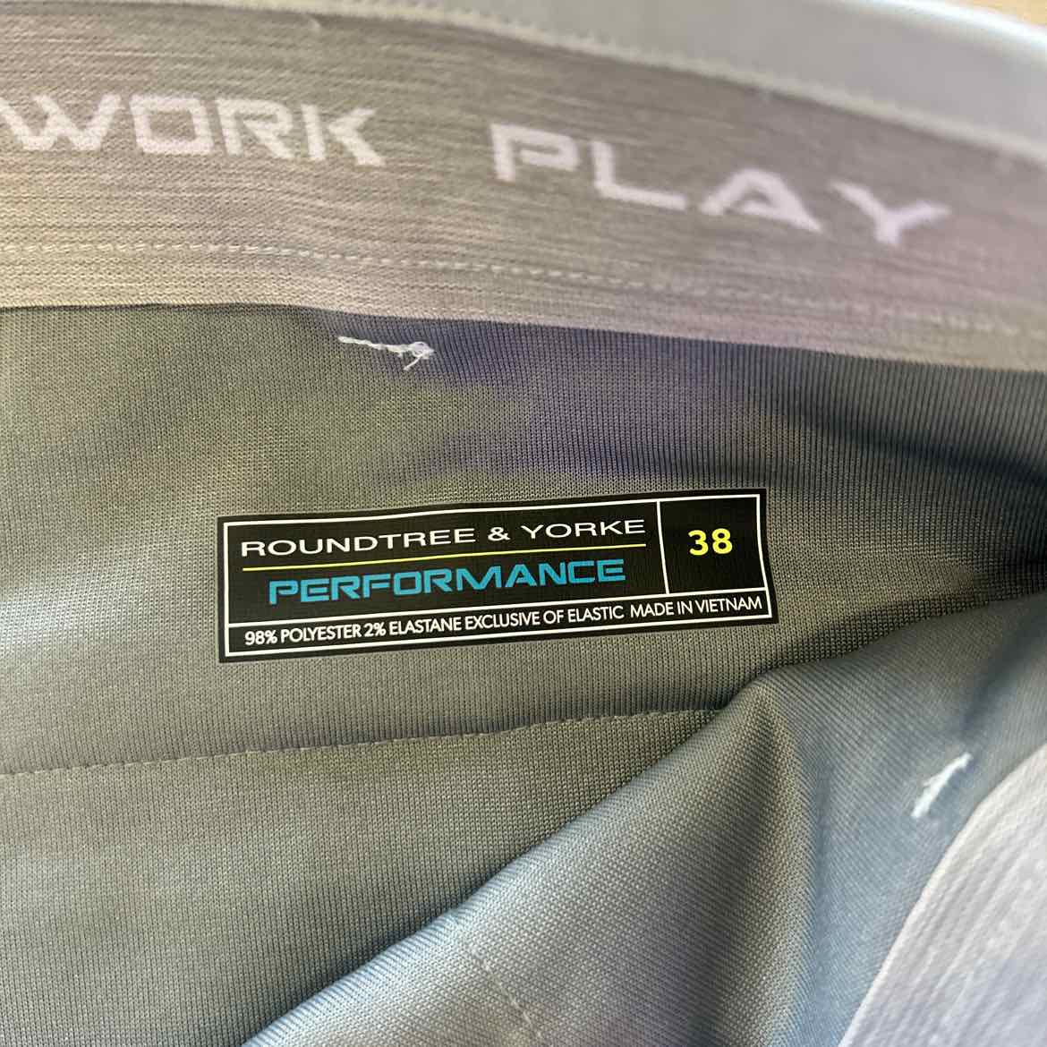Roundtree Men's Size 38 Gray MENS Shorts
