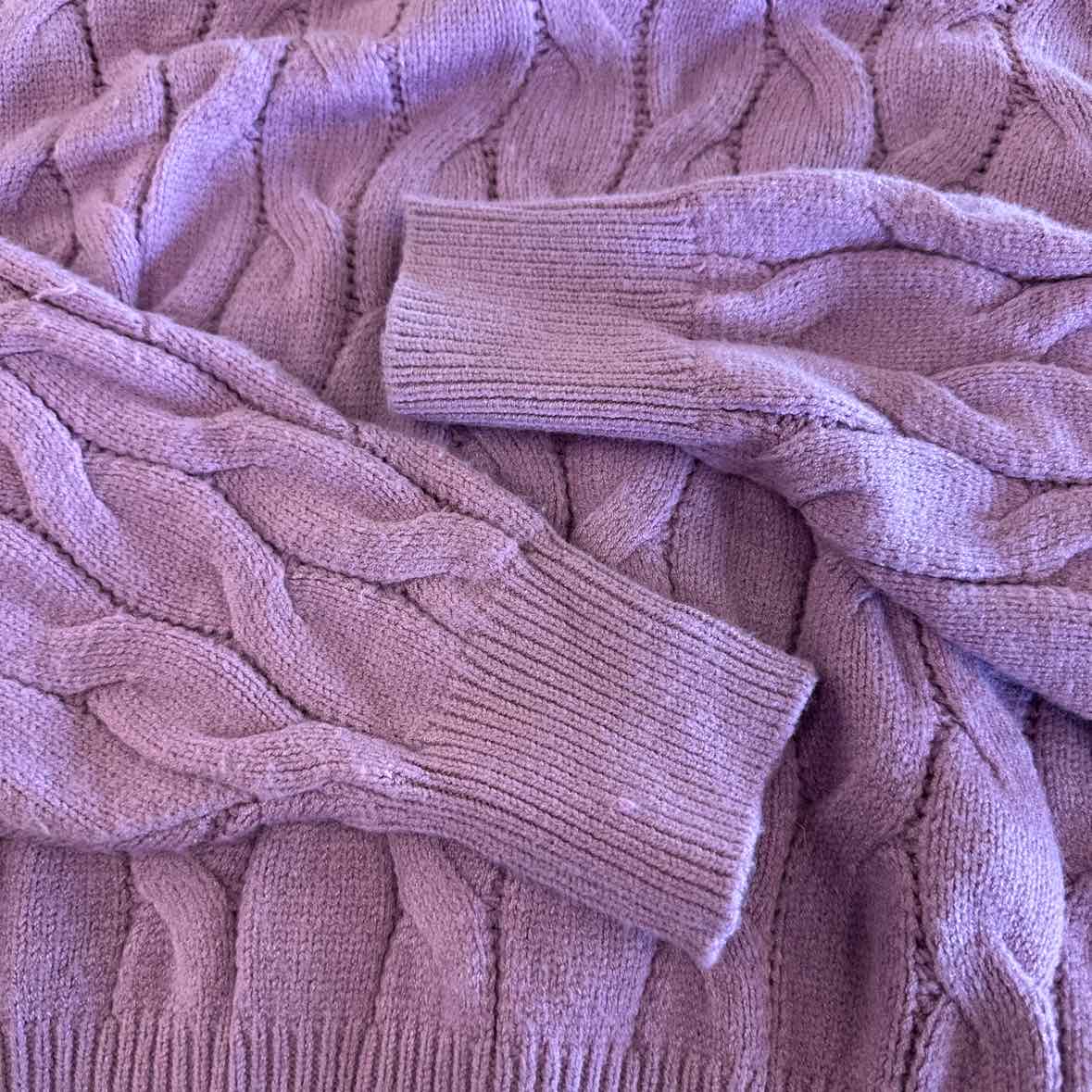 pink rose Size S Purple Sweater