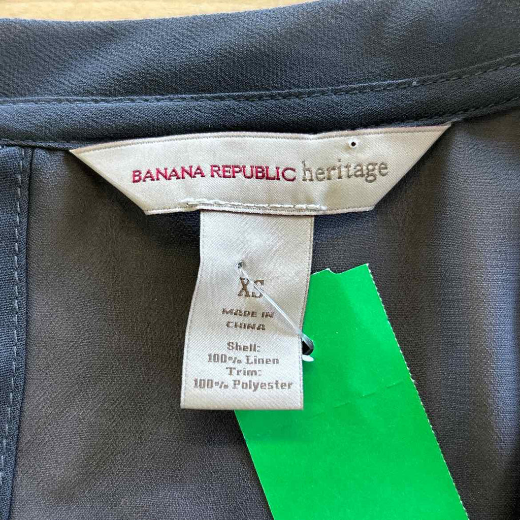 Banana Republic Size XS Gray Preloved T-Shirt SS