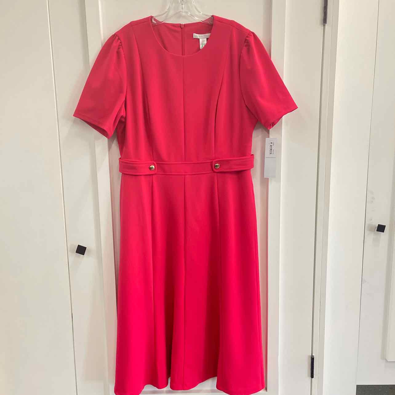 London Times Size 14 Red New Dress