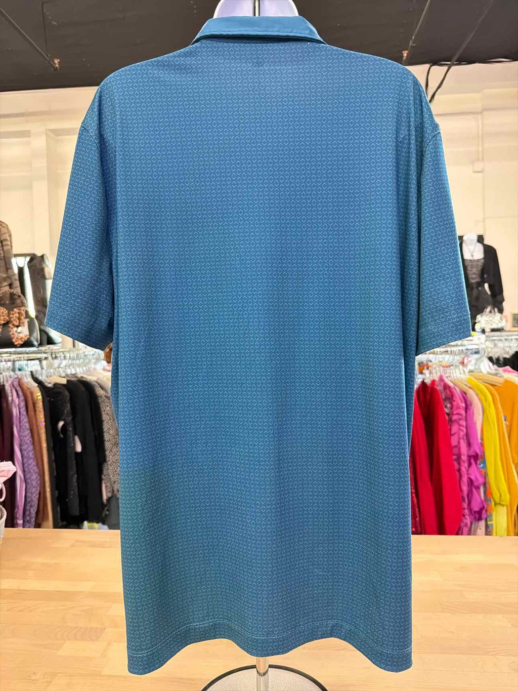Grayson & Dunn Size L Blue MENS Polo