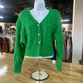 zara Size S Green Knit Preloved Sweater