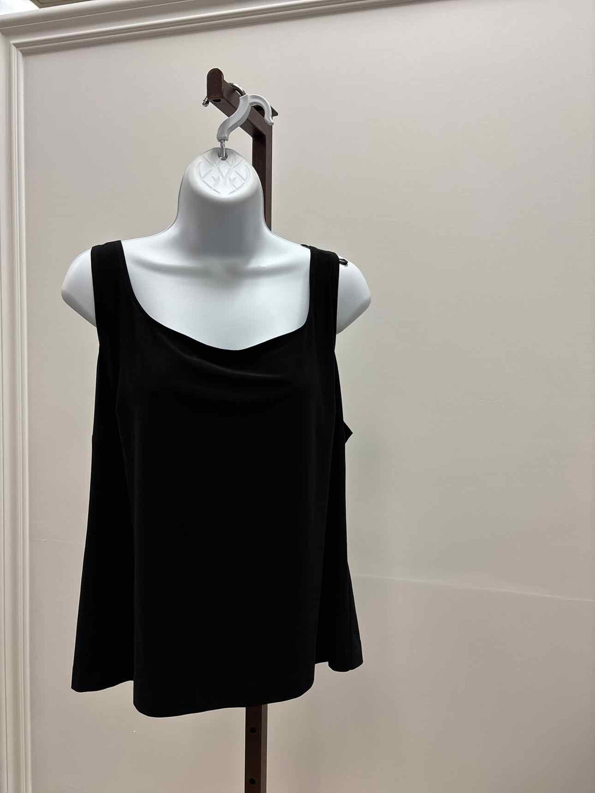 Alex Evenings Women's Scoop-Neck Tank & Embroidered Jacket - Black/Purple