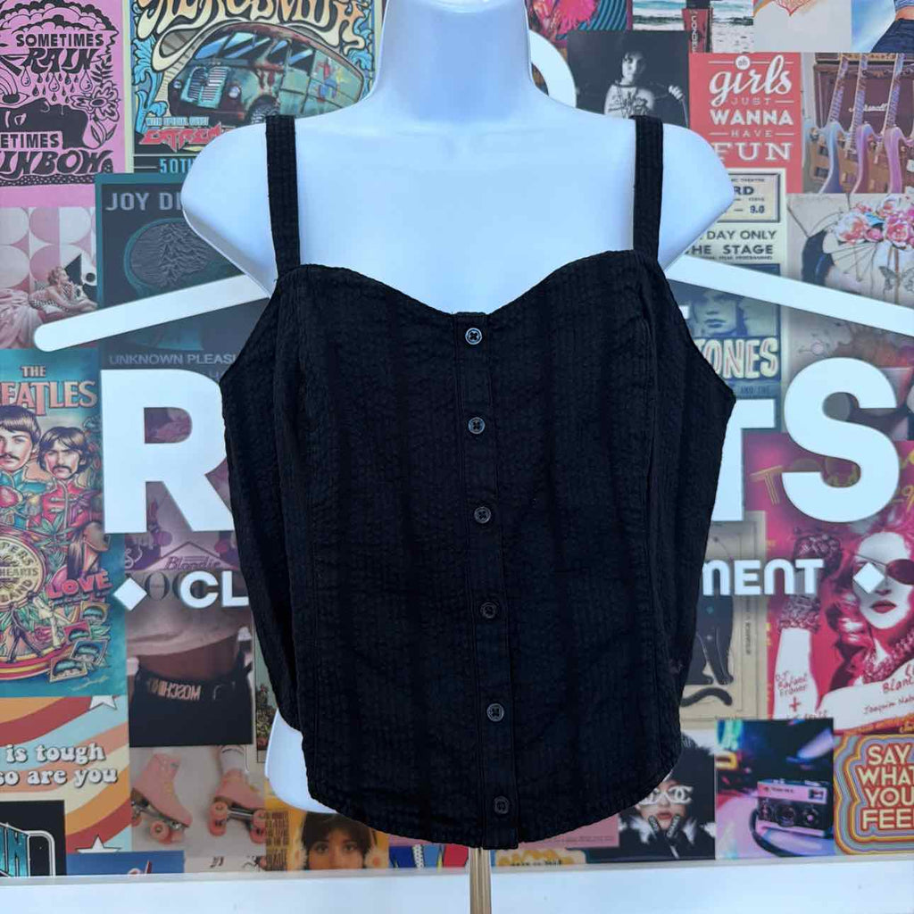 Levi's Size L Black Levi's Adore Bustier Top