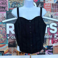 Levi's Size L Black Levi's Adore Bustier Top