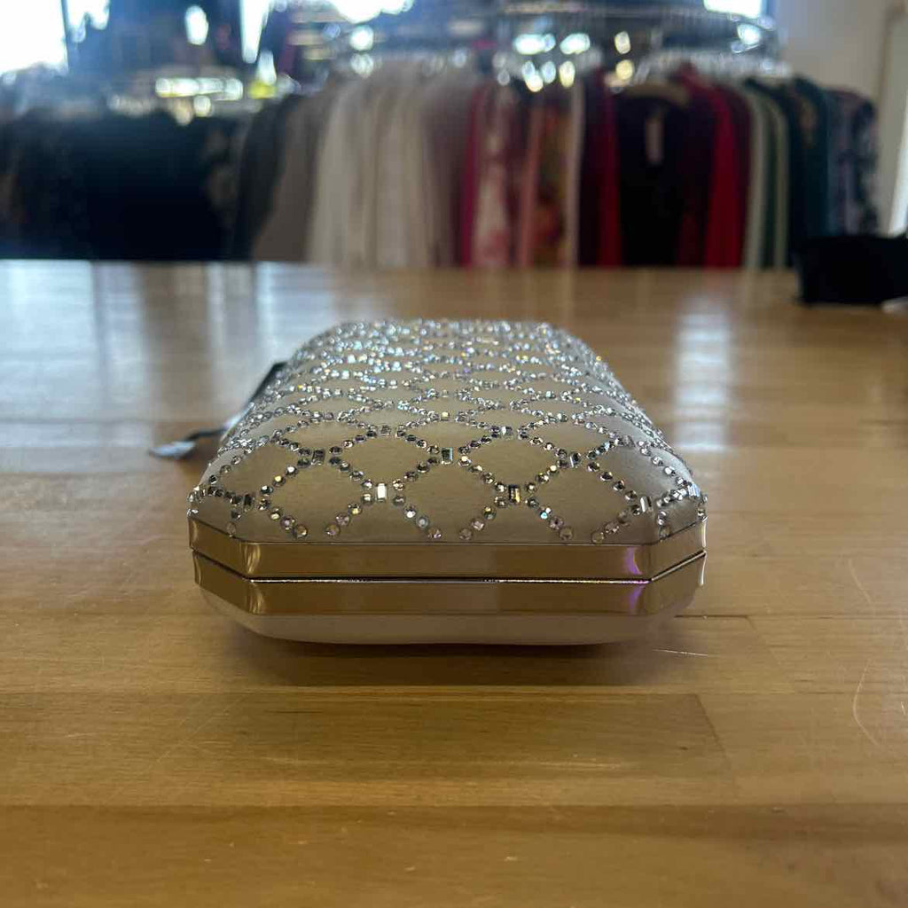 I.N.C. International Cooncepts Sasha Satin Sparkle Clutch